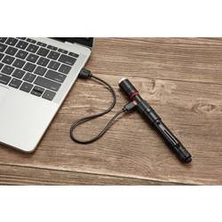 TOOLCRAFT TO-8254890 mini svítilna, penlight napájeno akumulátorem SMD LED 300 lm černá