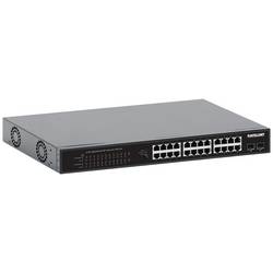 Intellinet 24-Port Gigabit Ethernet PoE+ Switch mit 2 SFP-Ports PoE-Strombudget 370 W 19 19 síťový switch 10 / 100 / 1000 MBit/s IEEE802.3af (15,4 W),