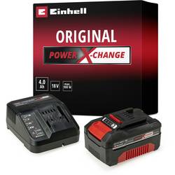 Einhell 4461000+4512042 akumulátorová pásová bruska, akumulátor, vč. nabíječky, šířka 13 mm, délka 457 mm