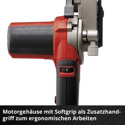 Einhell 4461000+4512042 akumulátorová pásová bruska, akumulátor, vč. nabíječky, šířka 13 mm, délka 457 mm