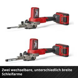 Einhell 4461000+4512042 akumulátorová pásová bruska, akumulátor, vč. nabíječky, šířka 13 mm, délka 457 mm