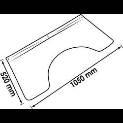 Vigor V6605 V6605 chránič blatníku (d x š) 1050 mm x 520 mm