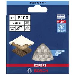 Bosch Accessories EXPERT M480 2608900717 brusná síť pro delta brusky bez otvorů Zrnitost 100 (d x š) 93 mm x 93 mm 5 ks