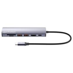 Manhattan dokovací stanice pro notebook 153966 vč. funkce nabíjení, napájení USB-C®