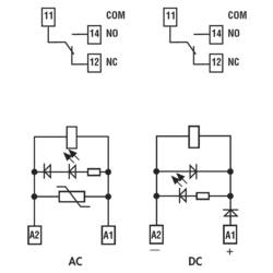 Finder 4C.01.9.024.4050 reléový modul, 24 V/DC, 16 A, 1 přepínací kontakt, Tray, 1 ks