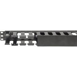 Intellinet 714679 19 palec kabelové vedení pro datové skříně 1 U Vhodné pro hloubku skříně: od 450 mm černá (RAL 9005)