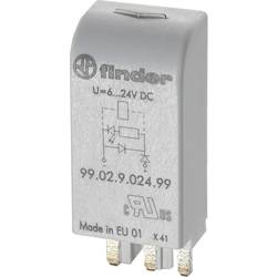 Finder zasouvací modul s diodou S odporem 99.02.8.230.07 Vhodné pro model (relé): Finder 96.04, Finder 96.02 Bulk 10 ks