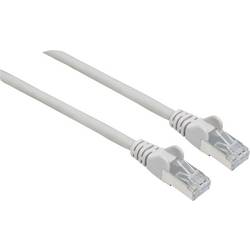 Intellinet 737296 RJ45 síťové kabely, propojovací kabely CAT 6A S/FTP 50.00 m šedá fóliové stínění, stínění pletivem, bez halogenů 1 ks