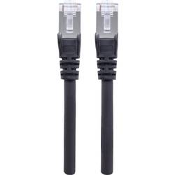 Intellinet 318785 RJ45 síťové kabely, propojovací kabely CAT 6A S/FTP 2.00 m černá fóliové stínění, stínění pletivem, bez halogenů 1 ks