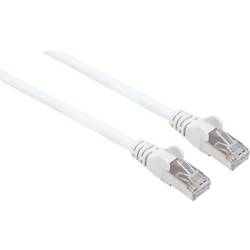 Intellinet 741903 RJ45 síťové kabely, propojovací kabely CAT 6a (surový kabel CAT 7) S/FTP 0.25 m bílá bez halogenů 1 ks