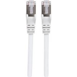 Intellinet 741903 RJ45 síťové kabely, propojovací kabely CAT 6a (surový kabel CAT 7) S/FTP 0.25 m bílá bez halogenů 1 ks