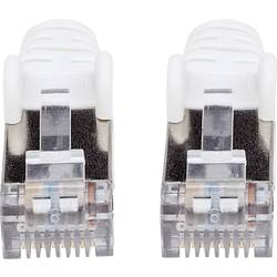Intellinet 741903 RJ45 síťové kabely, propojovací kabely CAT 6a (surový kabel CAT 7) S/FTP 0.25 m bílá bez halogenů 1 ks