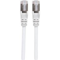 Intellinet 741378 RJ45 síťové kabely, propojovací kabely CAT 6a (surový kabel CAT 7) S/FTP 1.50 m bílá bez halogenů 1 ks