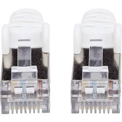 Intellinet 741378 RJ45 síťové kabely, propojovací kabely CAT 6a (surový kabel CAT 7) S/FTP 1.50 m bílá bez halogenů 1 ks