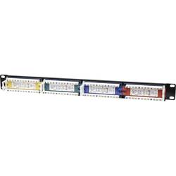 Intellinet 513678 24 portů síťový patch panel 483 mm (19) CAT 5e 1 U černá osazený