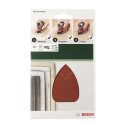 Bosch Accessories 2609256A69 univerzální brusný papír na suchý zip, s otvory Zrnitost 80 (d x š) 135 mm x 95 mm 5 ks
