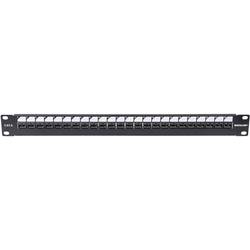 Intellinet Patch-Panel 24 portů síťový patch panel 483 mm (19) CAT 6 1 U černá osazený