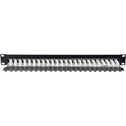 Intellinet Patch-Panel 24 portů síťový patch panel 483 mm (19) CAT 6 1 U černá osazený