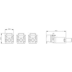 Siemens 3VA9153-0JA11 příslušenství pro výkonový spínač 1 ks (š x v x h) 18.4 x 22.3 x 42.6 mm Piece