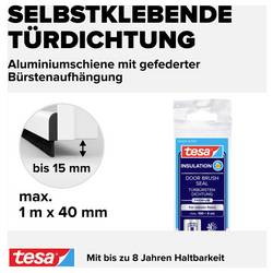 tesa COMFORT 05405-00100-00 Door sealing rail tesaMOLL® bílá (d x š) 1 m x 40 mm 1 ks