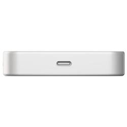 ZENS ZEPP10W/00 powerbanka Li-Ion, 10000 mAh, Bezdrátové nabíjení Qi, USB, bílá