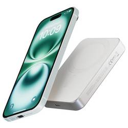 ZENS ZEPP10W/00 powerbanka Li-Ion, 10000 mAh, Bezdrátové nabíjení Qi, USB, bílá