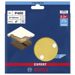 Bosch Accessories EXPERT C470 2608900821 brusné papíry pro excentrické brusky s otvory Zrnitost 400 (Ø) 150 mm 5 ks