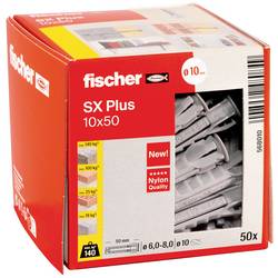 Fischer 568010 SX Plus rozpěrná hmoždinka 50 mm 10 mm 50 ks