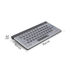 Hama WK-700 Bluetooth® klávesnice německá, QWERTZ černá tlačítka multimédií