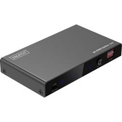 Digitus DS-55339 1 + 2 porty HDMI rozbočovač kovový ukazatel, LED ukazatel, se stavovými LED, Pro použití v interiérech 7680 x 4320 Pixel černá