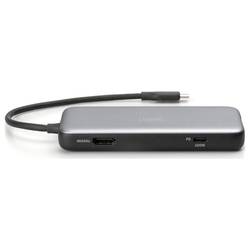 Digitus USB-C® dokovací stanice DA-70914 vč. funkce nabíjení, integrovaná čtečka karet, napájení USB-C®