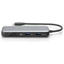 Digitus USB-C® dokovací stanice DA-70914 vč. funkce nabíjení, integrovaná čtečka karet, napájení USB-C®