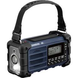 Sangean MMR-99 DAB+ Blue A500480 outdoorové rádio, DAB+, DAB, FM, nouzové rádio, Bluetooth, Solární panel, voděodolné, prachotěsné, stolní lampa, modrá