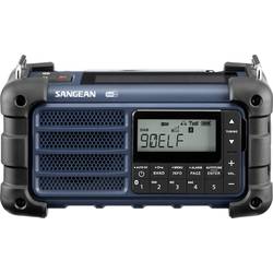 Sangean MMR-99 DAB+ Blue A500480 outdoorové rádio, DAB+, DAB, FM, nouzové rádio, Bluetooth, Solární panel, voděodolné, prachotěsné, stolní lampa, modrá