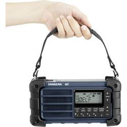 Sangean MMR-99 DAB+ Blue A500480 outdoorové rádio, DAB+, DAB, FM, nouzové rádio, Bluetooth, Solární panel, voděodolné, prachotěsné, stolní lampa, modrá