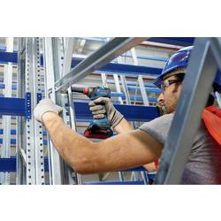 Bosch Professional GDX 18V-200, 06019J2206 aku rázový utahovák, 200 Nm, 18 V, 4.0 Ah, Li-Ion, vč. 2x aku, vč. nabíječky, kufřík, bezkartáčové