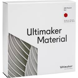 UltiMaker ABS - M2560 Red 750 - 206127 vlákno pro 3D tiskárny ABS plast 2.85 mm 750 g červená 1 ks