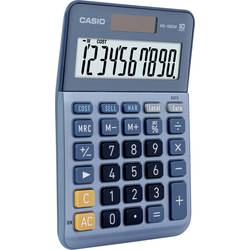 Casio MS-100EM stolní kalkulačka, displej (počet míst) 10, solární napájení, modrá