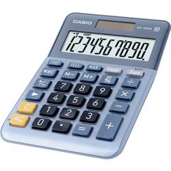 Casio MS-100EM stolní kalkulačka, displej (počet míst) 10, solární napájení, modrá