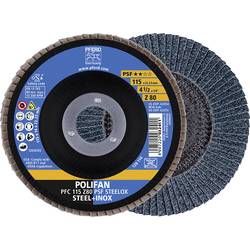 PFERD TOOLS 67768115 Z Psf Steelox vějířovitý brusný kotouč Průměr 115 mm Ø otvoru 22.23 mm Zrnitost 80 10 ks