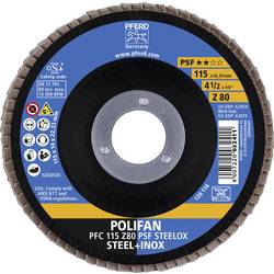 PFERD TOOLS 67768115 Z Psf Steelox vějířovitý brusný kotouč Průměr 115 mm Ø otvoru 22.23 mm Zrnitost 80 10 ks