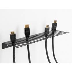 Delock příchytné klipsy kabelu kov černá (d x š x v) 32.5 cm x 90 mm x 25 mm 1 ks 66728
