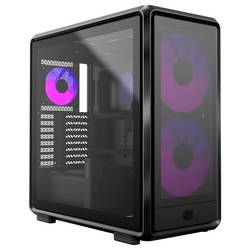 Cooler Master MasterFrame 600 Mesh Bl midi tower PC skříň černá 3 předinstalované LED ventilátory, boční okno, prachový filtr