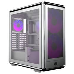 Cooler Master MasterFrame 600 Mesh Si midi tower PC skříň stříbrná 3 předinstalované LED ventilátory, boční okno, prachový filtr