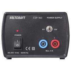 VOLTCRAFT CSP-160 laboratorní zdroj s nastavitelným napětím 6 V/DC, 12 V/DC 6 A (max.) 72 W Počet výstupů 1 x