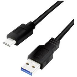 LogiLink USB kabel USB 3.2 Gen1 USB-A zástrčka, USB-C ® zástrčka 0.15 m CU0166