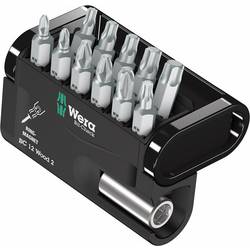 Wera Bit-Check 12 Wood 2 05057422001 sada bitů, 12dílná, křížový PZ, křížový PH, Vnitřní T-profil, 1/4 (6,3 mm)