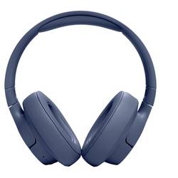 JBL Tune 720BT sluchátka uzavřená (Over Ear) Bez kabelu, Bluetooth®, kabelová stereo modrá regulace hlasitosti, Vypnutí zvuku mikrofonu Hi-Fi