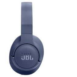 JBL Tune 720BT sluchátka uzavřená (Over Ear) Bez kabelu, Bluetooth®, kabelová stereo modrá regulace hlasitosti, Vypnutí zvuku mikrofonu Hi-Fi