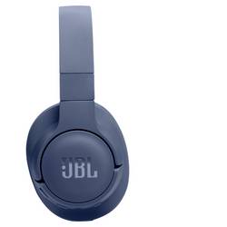 JBL Tune 720BT sluchátka uzavřená (Over Ear) Bez kabelu, Bluetooth®, kabelová stereo modrá regulace hlasitosti, Vypnutí zvuku mikrofonu Hi-Fi